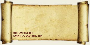 Jakov Vitas vizit kartica